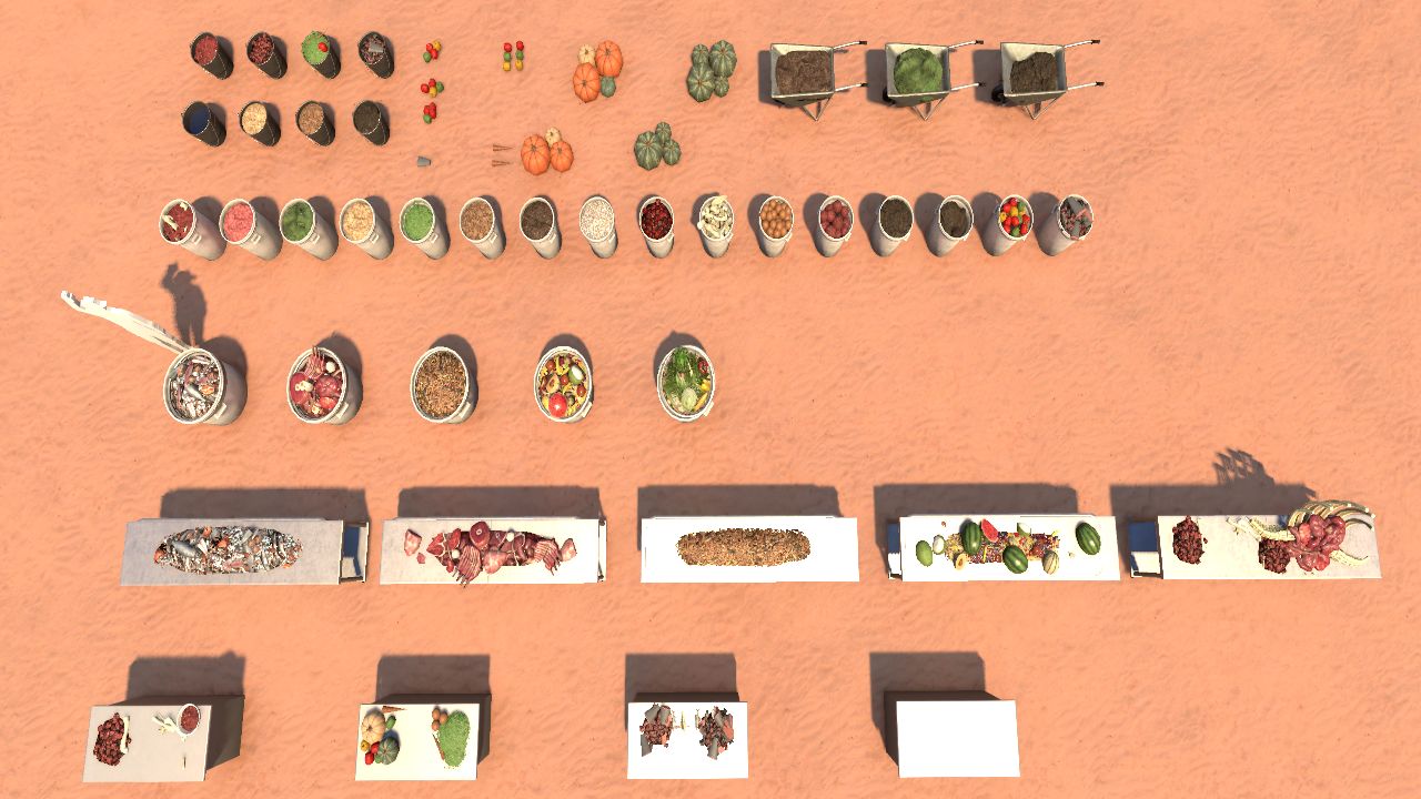 Complete Backstage meal prep decor