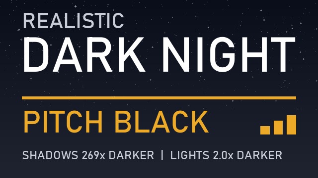 Realistic Dark Night - Pitch Black