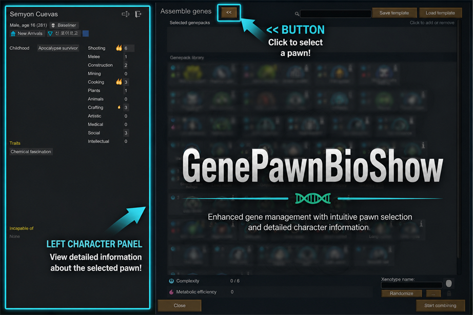 Gene Pawn Bio Show