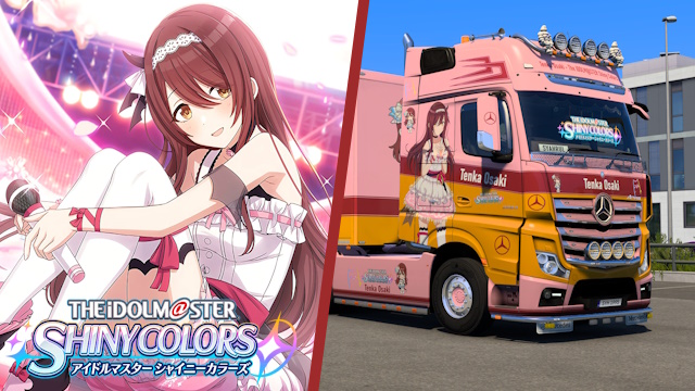 Mercedes Actros MP4 Tenka Osaki - The Idolmaster [Combo Skin]
