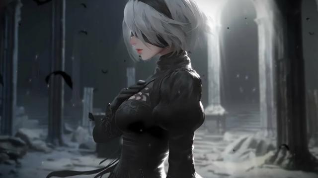 R-18 Yorha 2B (Nier Automata) animated Tablet Medkit