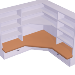 big desk space