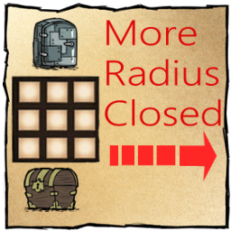 More radius  container closed – Don't Starve Together Mod