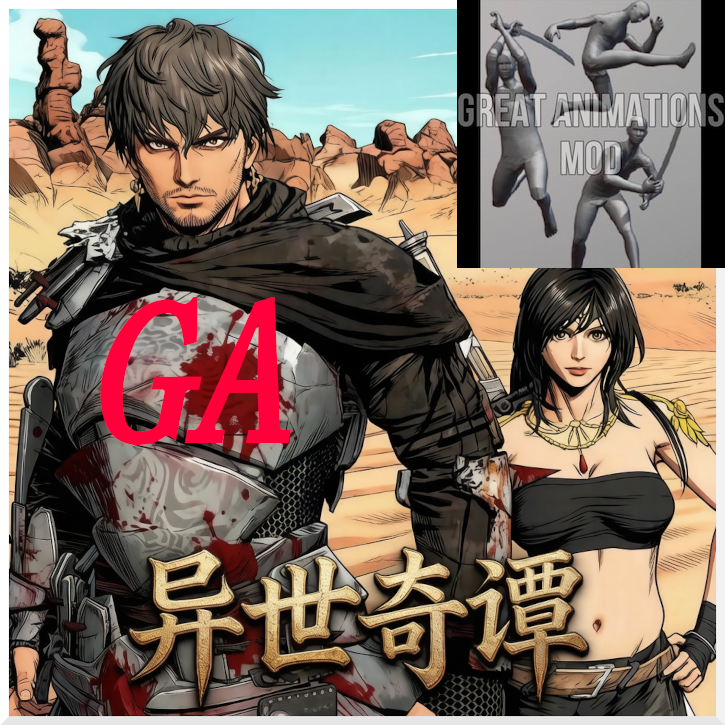 异世奇谭 Great Animations Mod 动作补丁