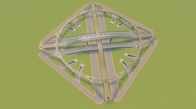 Highway&Railway Interchange
