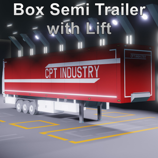 Box Semi Trailer with Lift