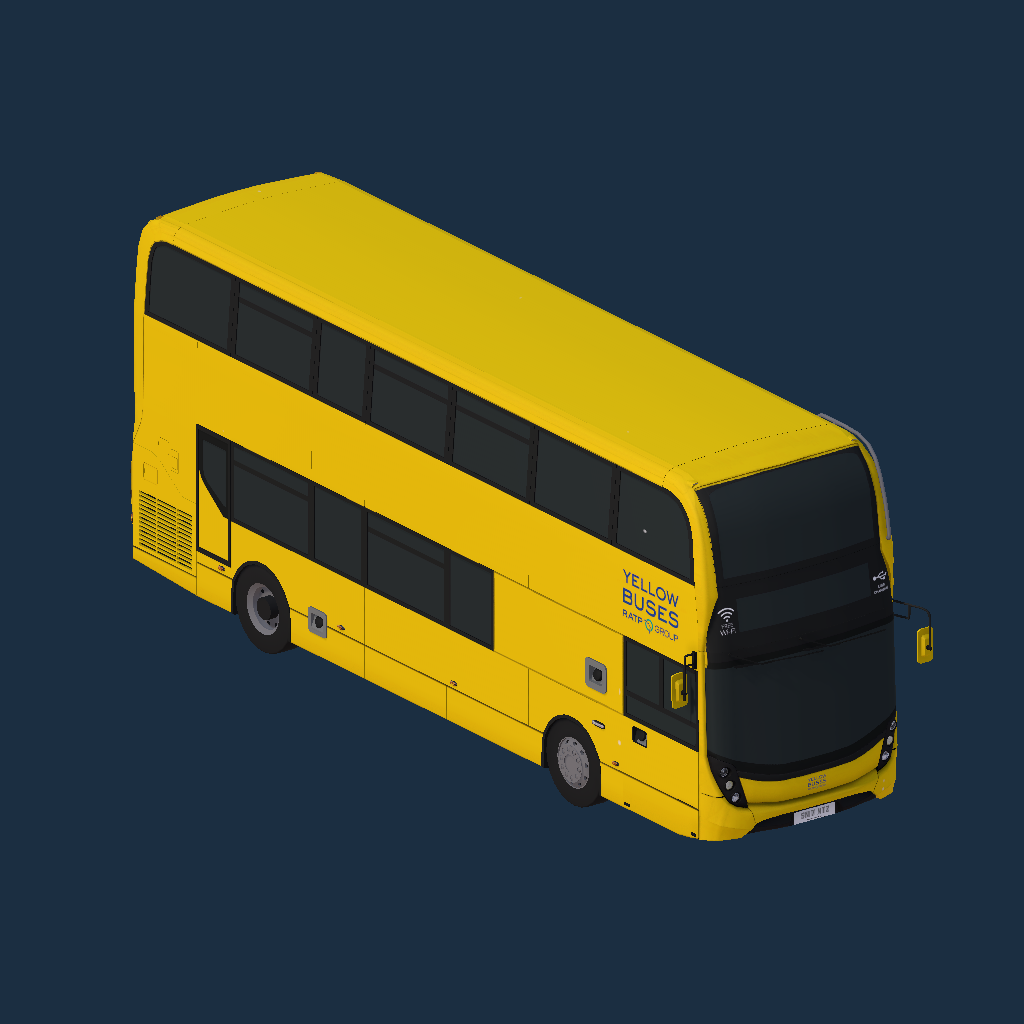 ADL Enviro 400MMC 10.3m Yellow Buses RATP Group