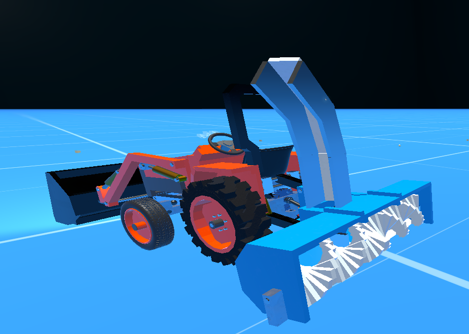 Kubota Tractor snow blower