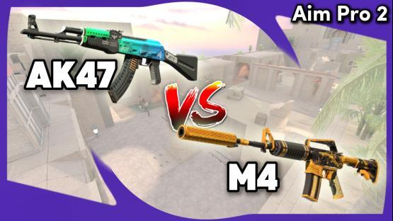 AK vs M4 aim pro 2