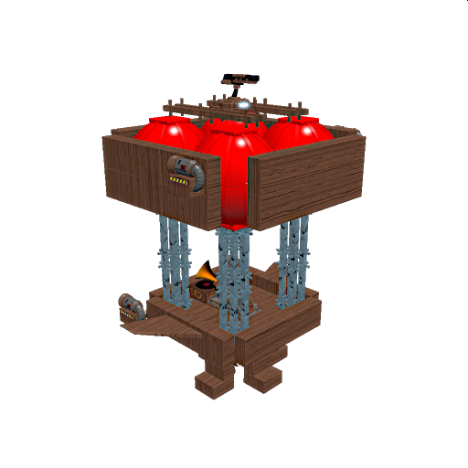 Pioneers hot air balloon