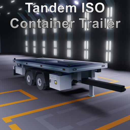 Tandem ISO Container Trailer