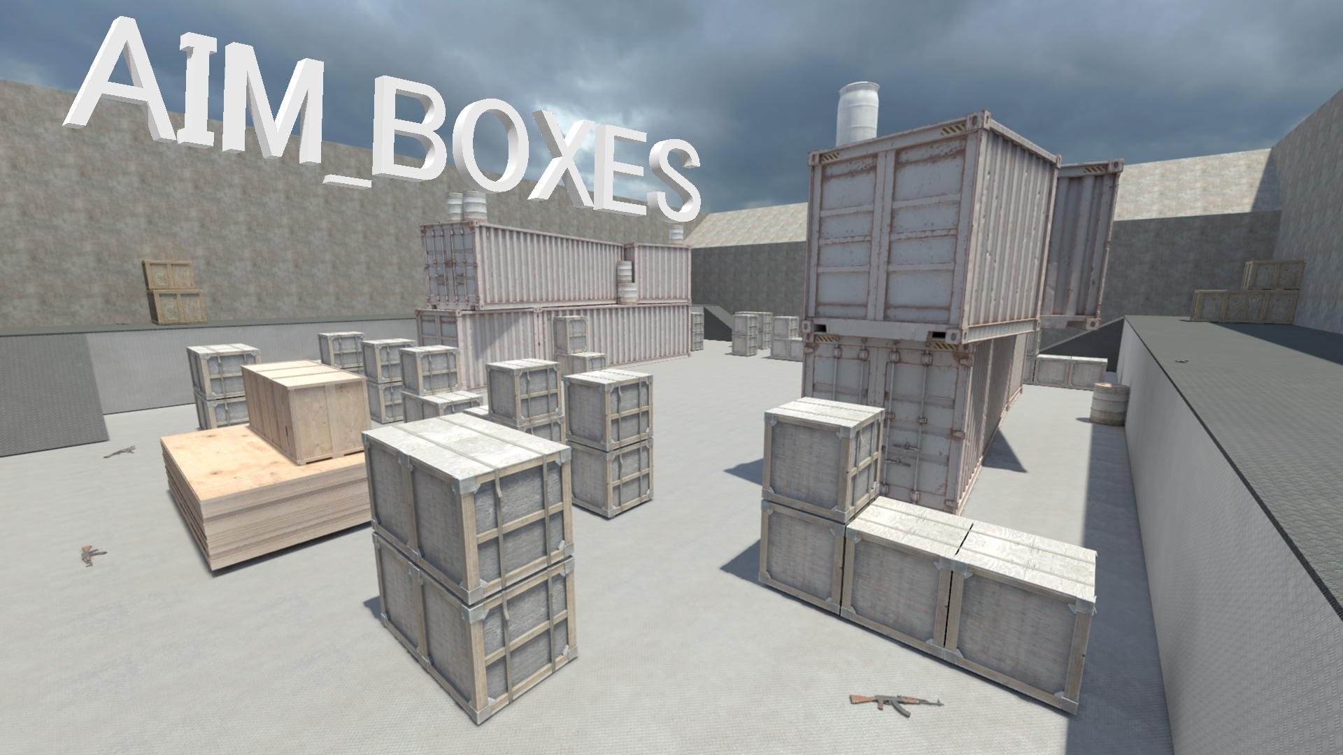 AIM_BOXES AK47 1vs1 – Counter-Strike 2 Mod
