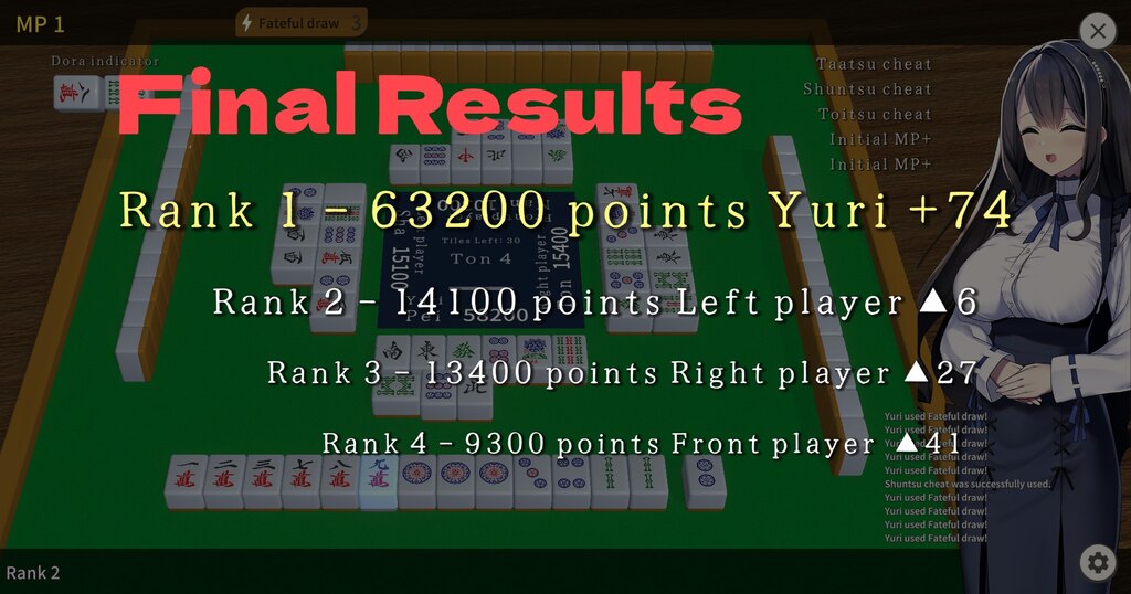 賭け麻雀 ダメ。 ゼッタイ Komatsuta Mahjong] Tsuchida-sensei praised Sho-chan and