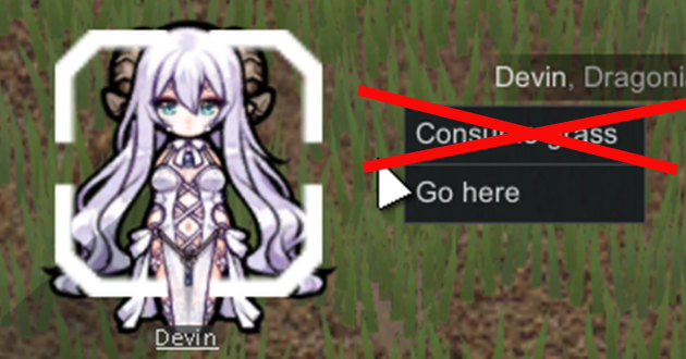 No "Consume grass" Command