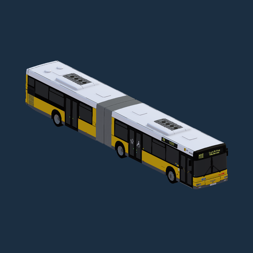 BVG MAN A23 NG313 Grundlack - kleines beBerlin