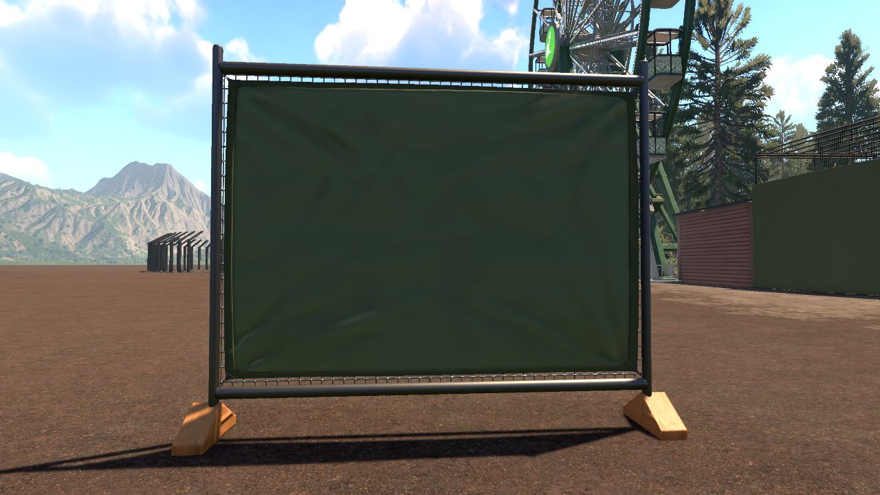 Temporary fence
