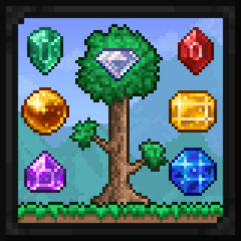 Large Gems for Loadout – tModLoader Mod