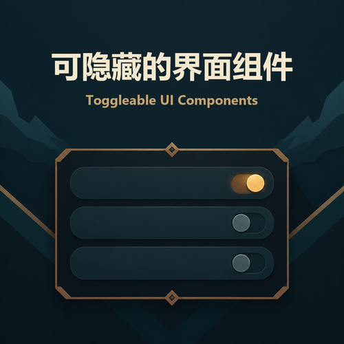 可隐藏的UI组件  - Toggleable UI Components preview