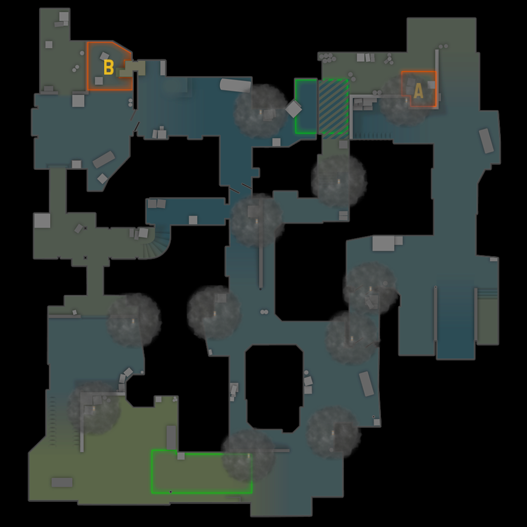 Dust2 | Competitive smokes
