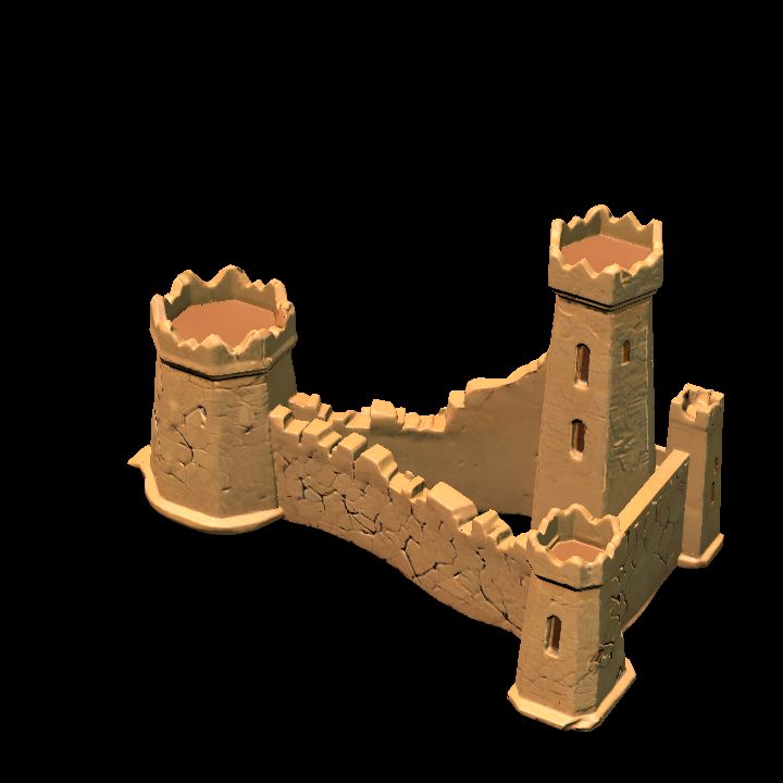 Ruins desert palace 4