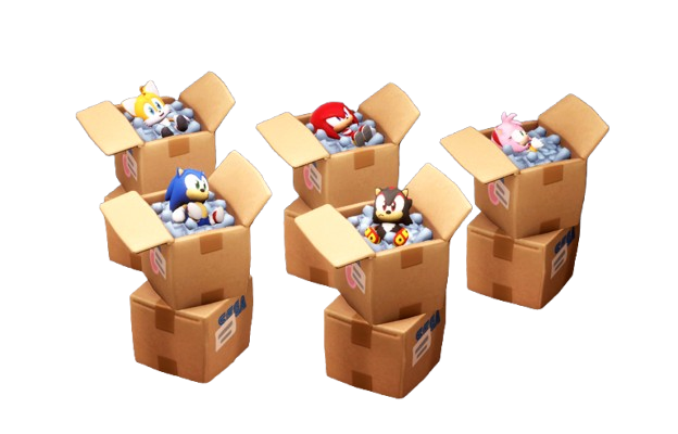 Sonic Marketing Plushie Boxes