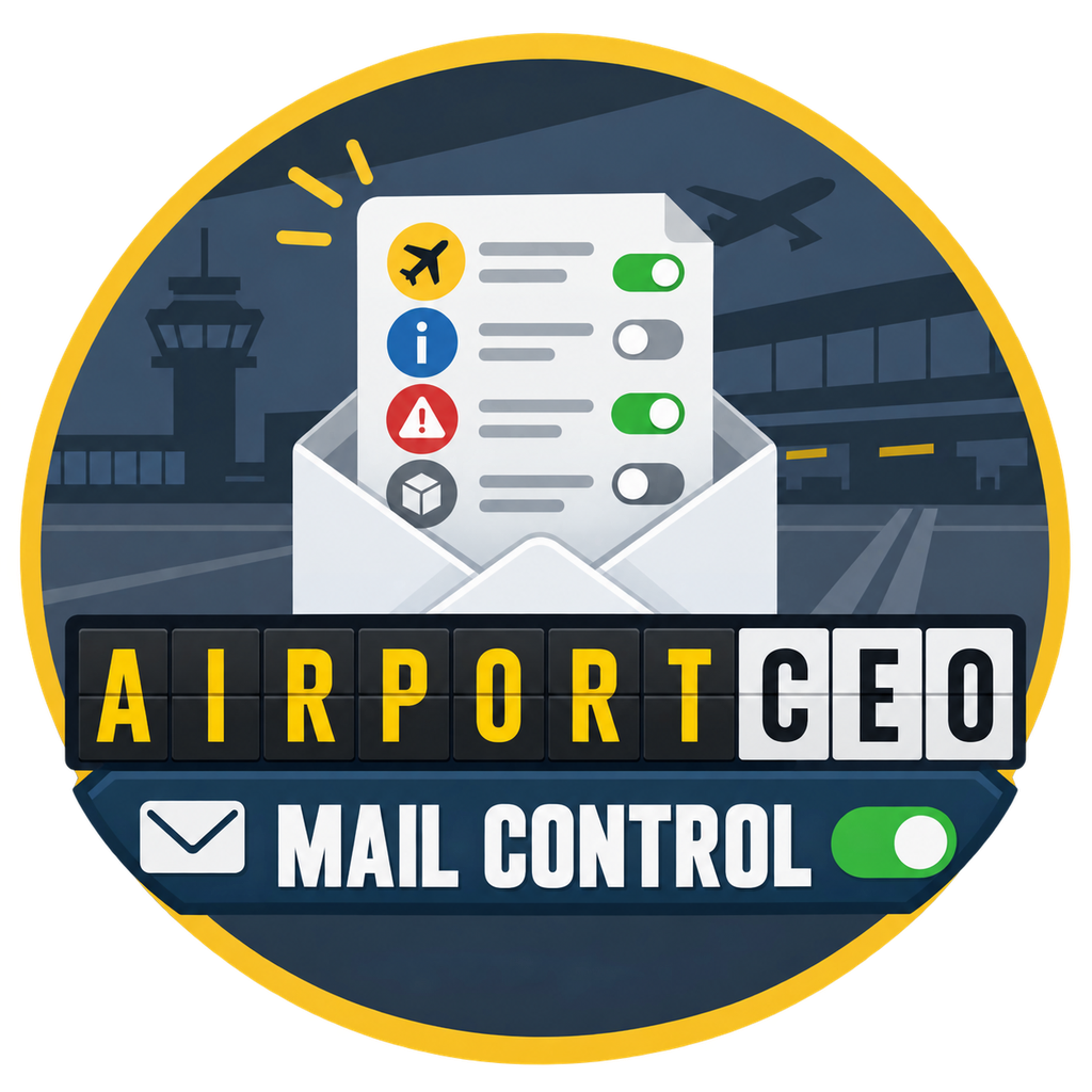 Airport CEO Mail Control preview