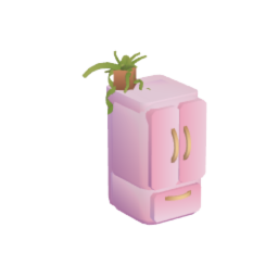 Pastel Fridge