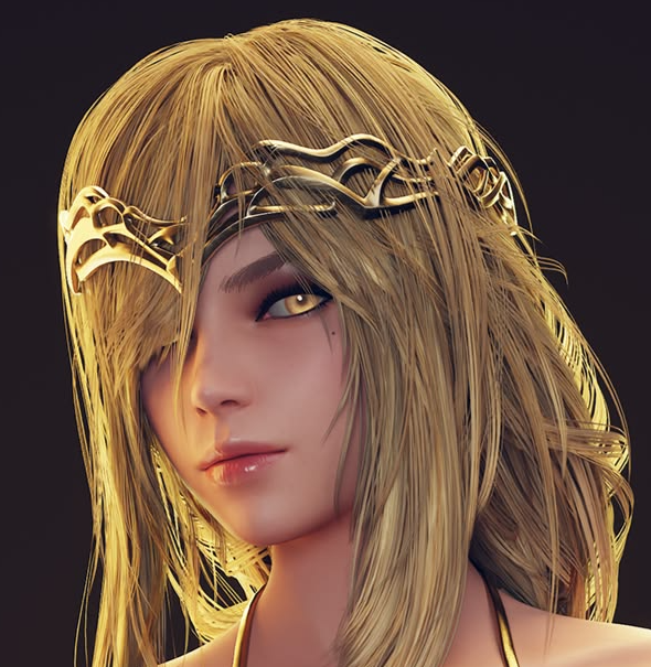 R-18 Queen Marika [Elden Ring] animated Defibrillator
