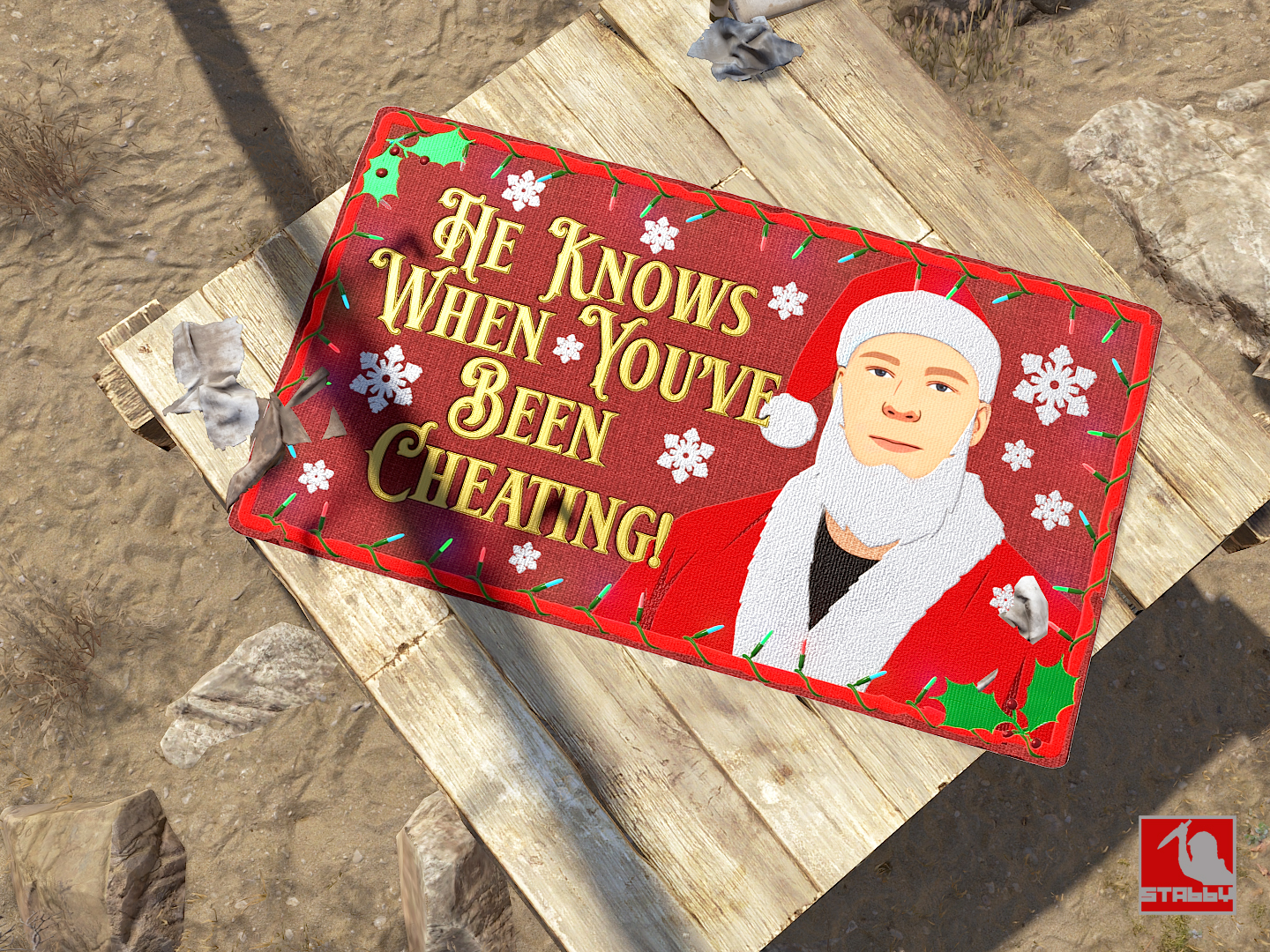 Naughty List Rug thumbnail 4