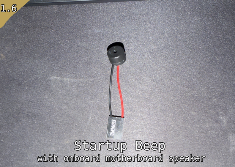 Startup Beep with motherboard speaker