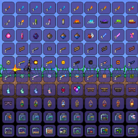 Craft Using Researched Items – tModLoader Mod