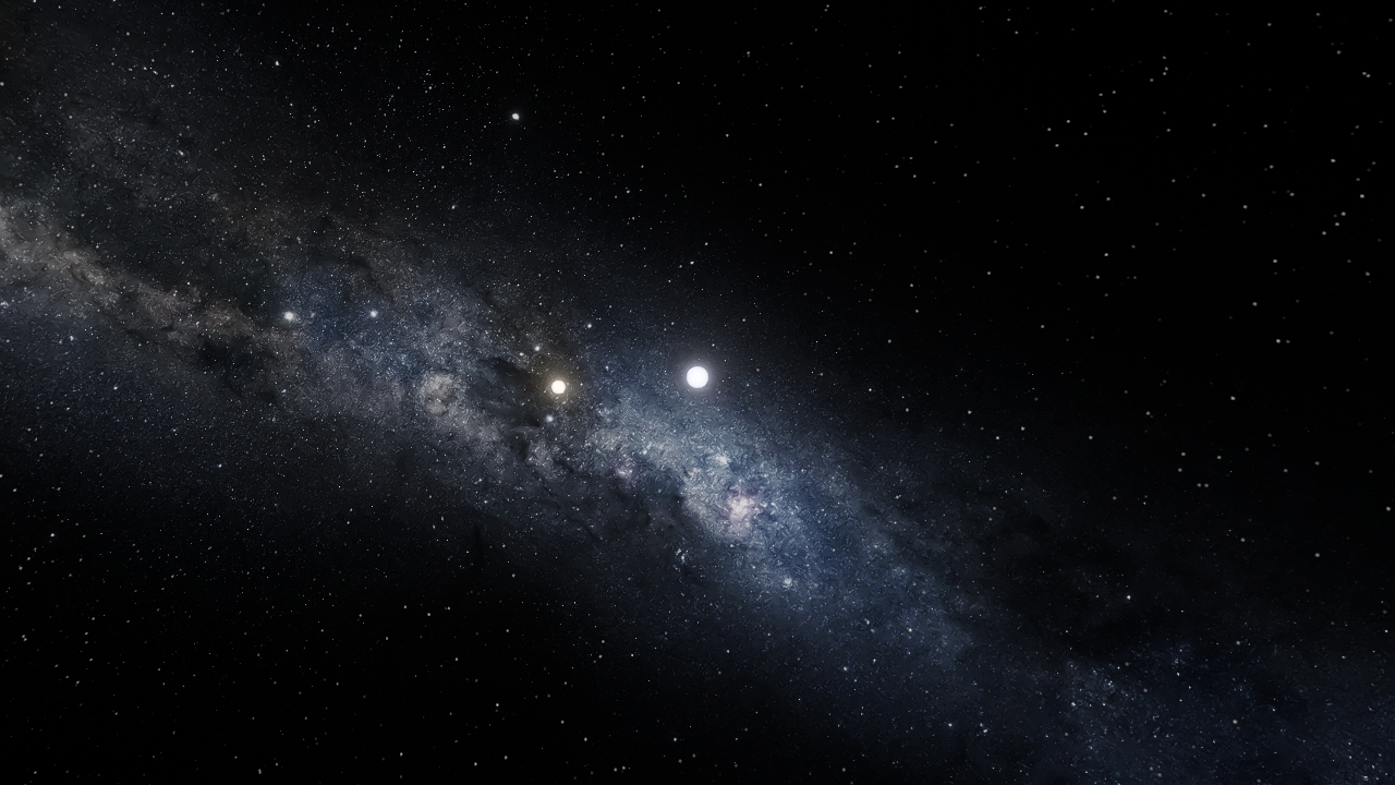 Latin named stars ( binary ) for your system.