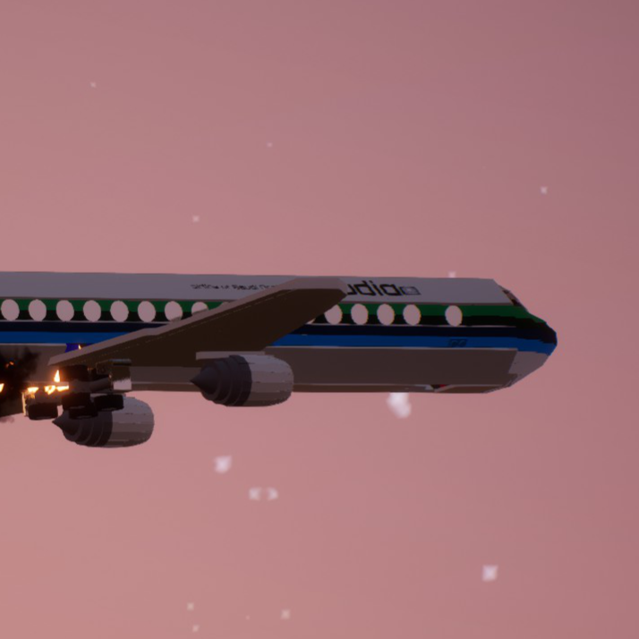 Softbody AIR LINER Lockheed L-1011-500 TriStar Saudi Arabian