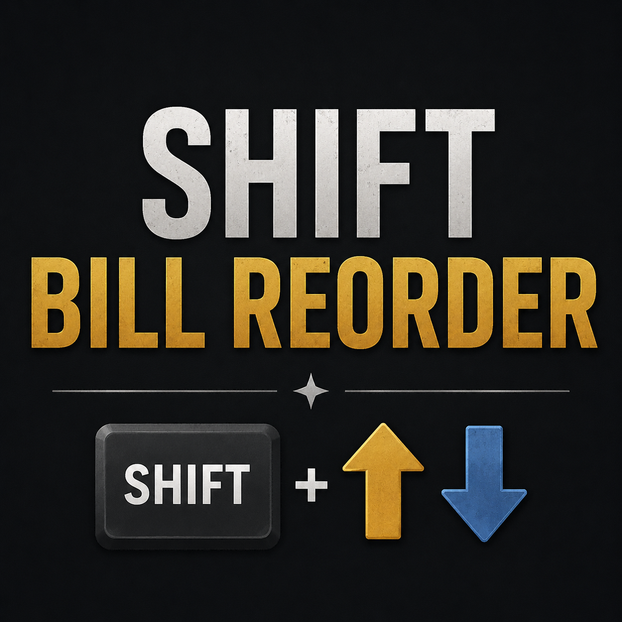 Shift Bill Reorder