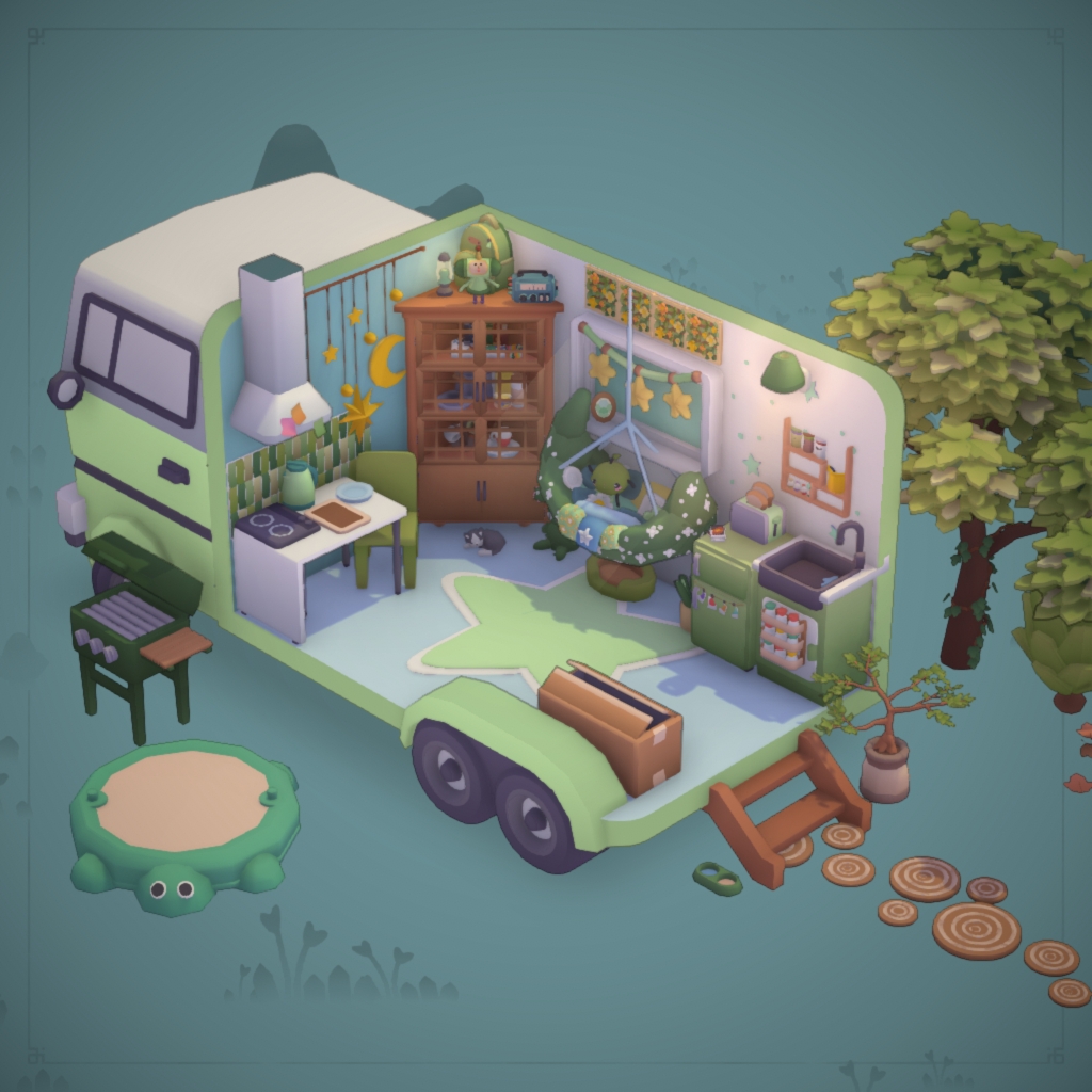 Green Fantasy Campervan