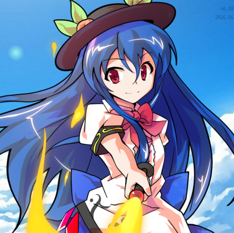 【东方Project】铁甲战士皮肤：比那名居天子 (Tenshi Hinanawi Skin)