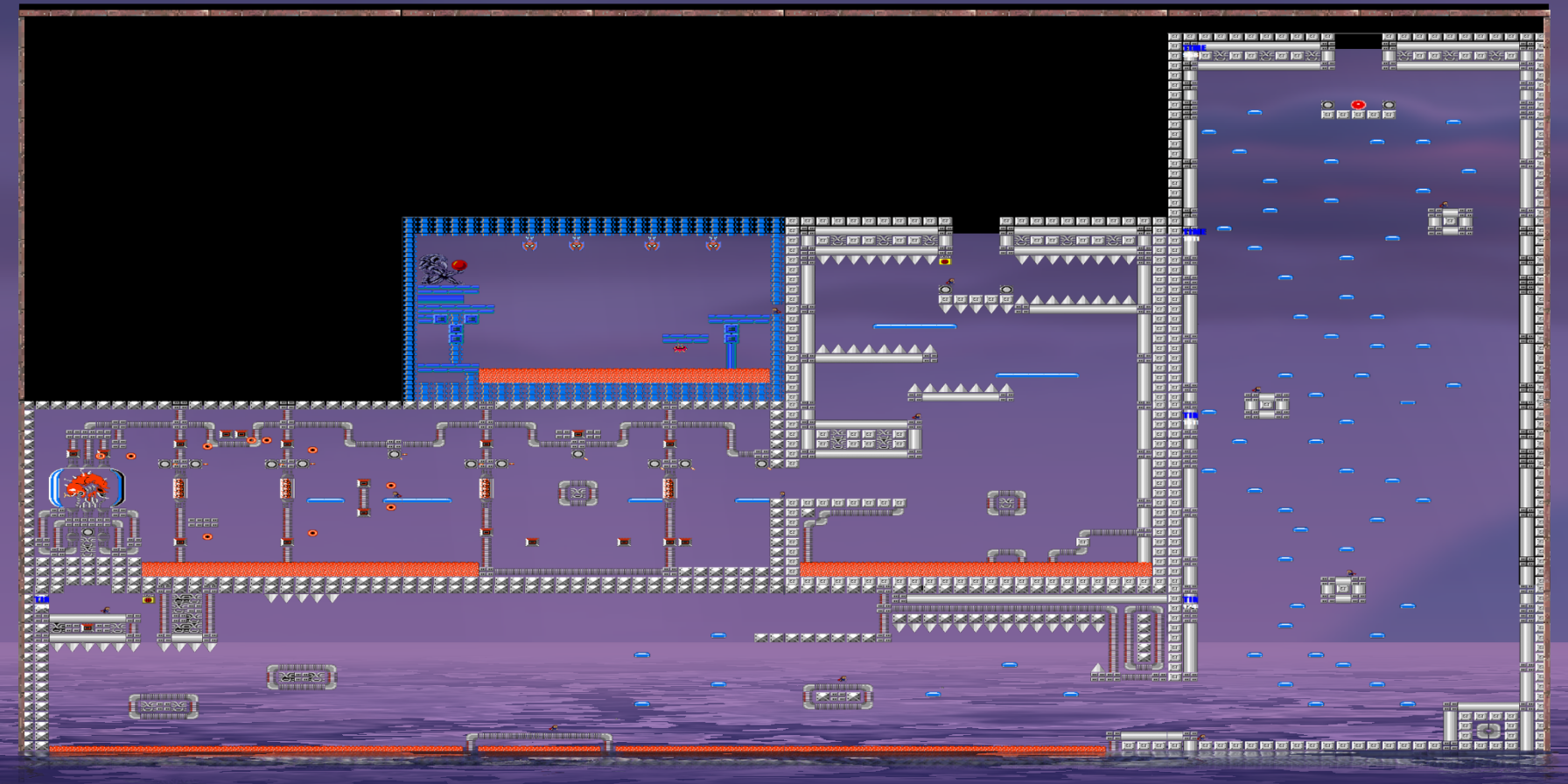 I Wanna be the Guy - Metroid Level (Caverns)