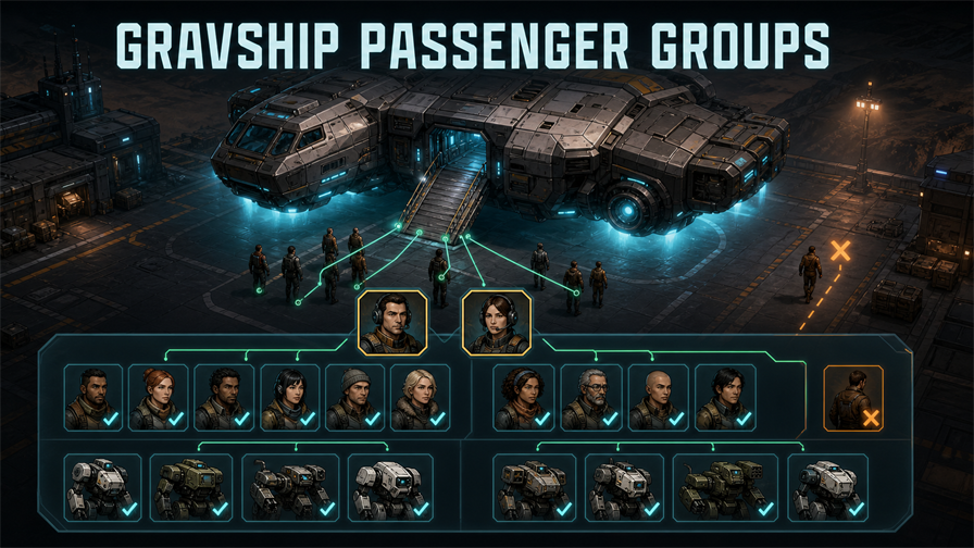 Gravship Passenger Groups