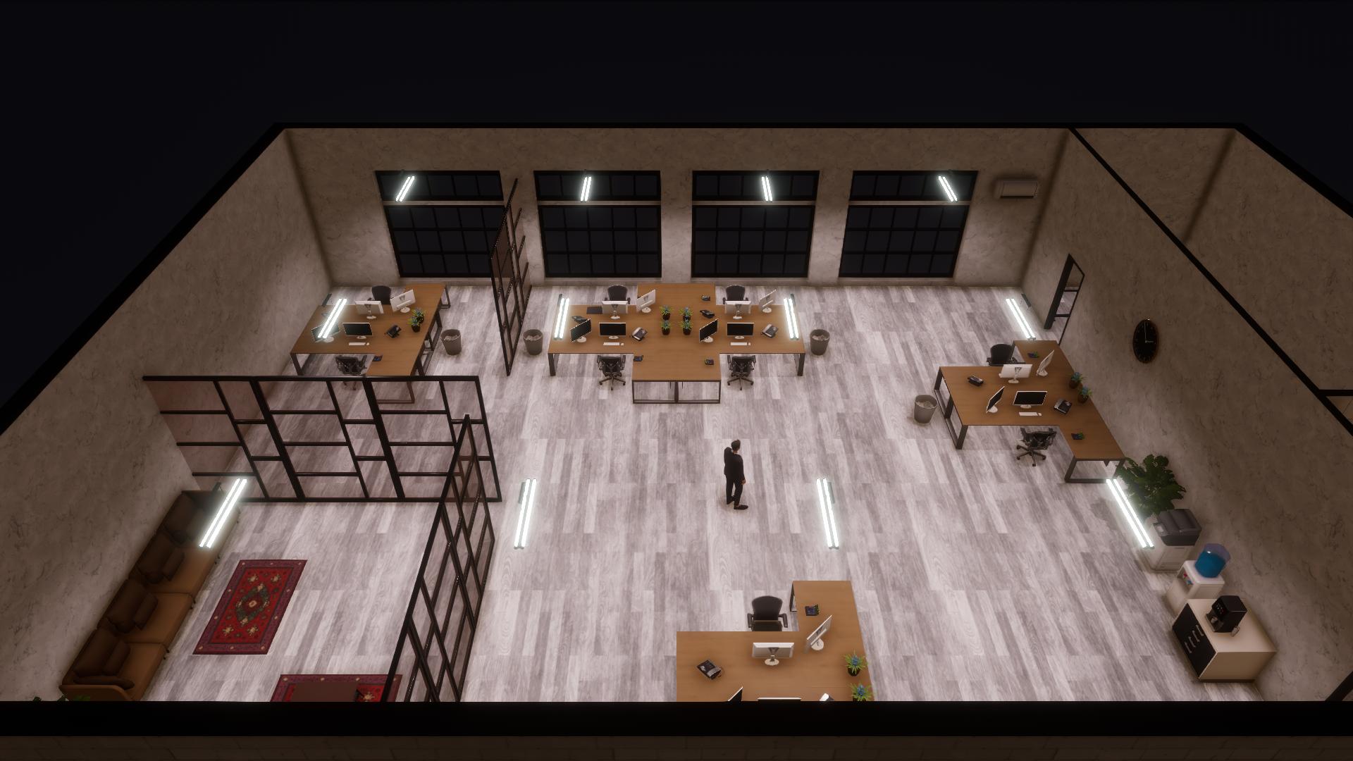 D2 - Law (10x CEO table, dual monitor, phone)