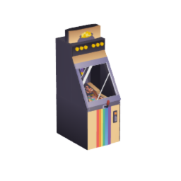 Coin pusher arcade machine (Themed)