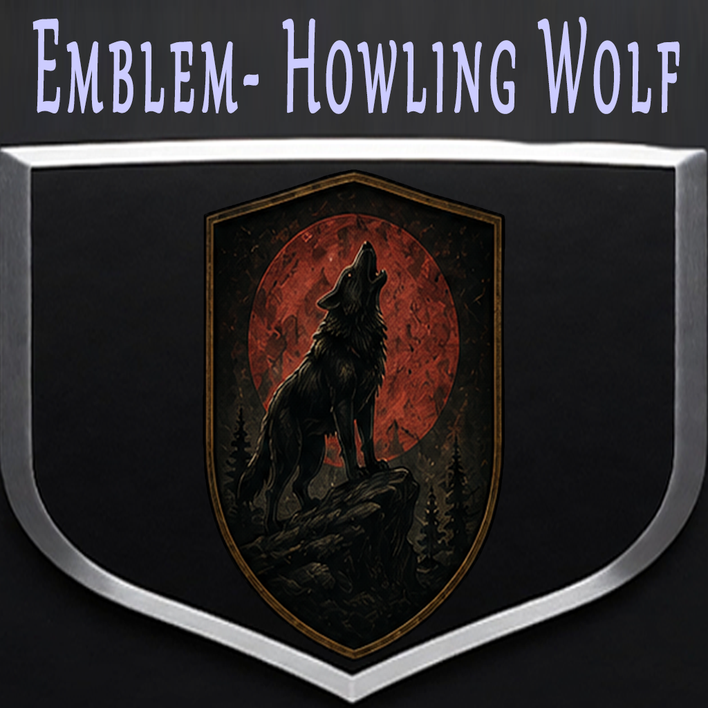 Emblem #1 Howling Wolf