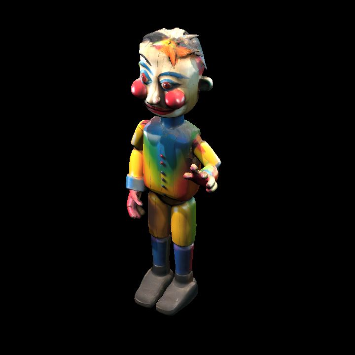 Wooden Doll Painted 1
