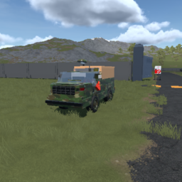Ram Truck - 2000s - Camper - Army