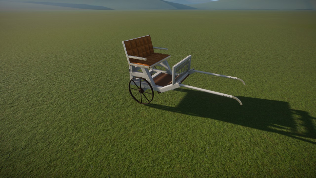 horse carriage recolorable preview