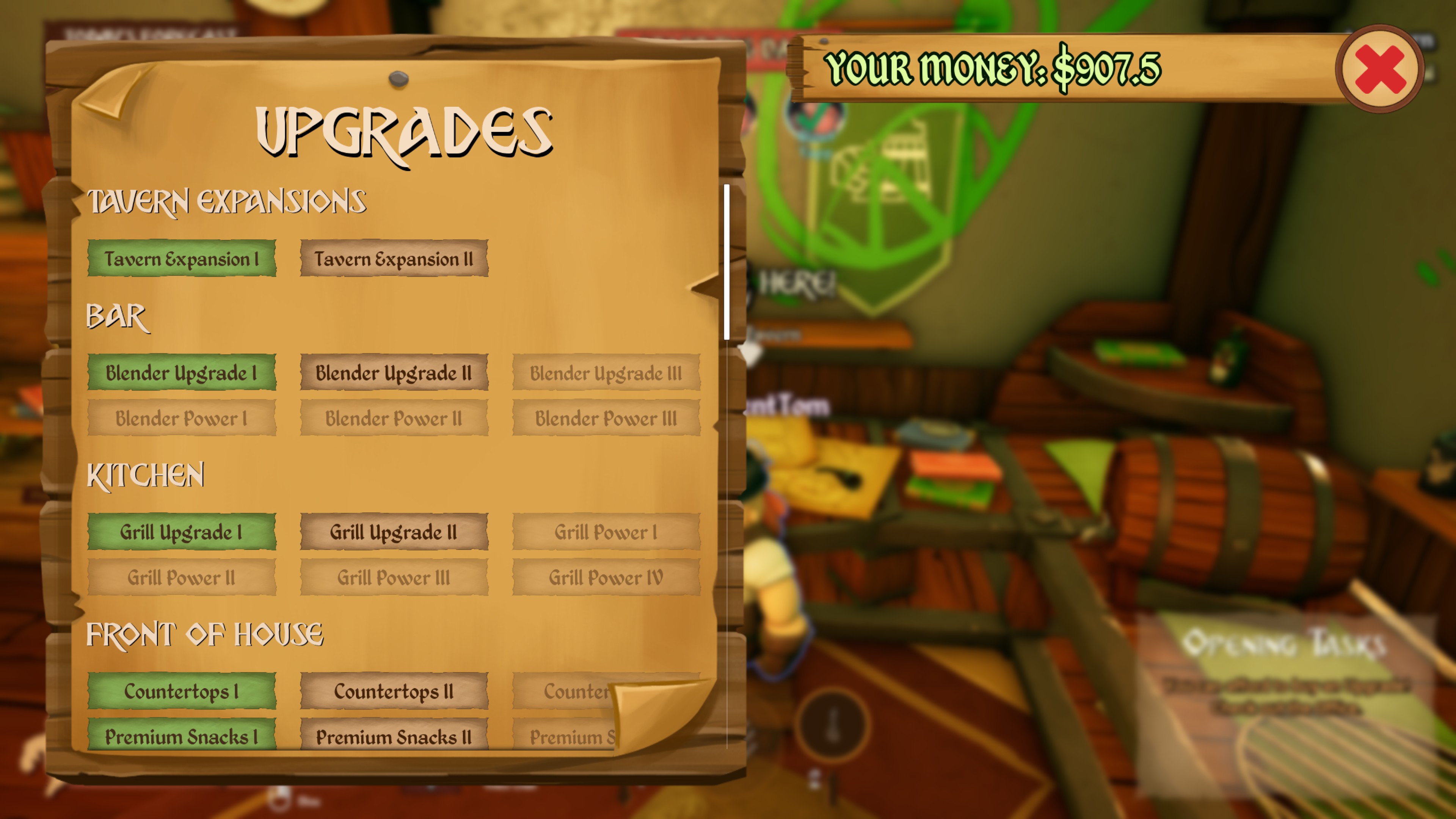 Screenshot from Bronzebeard's Tavern