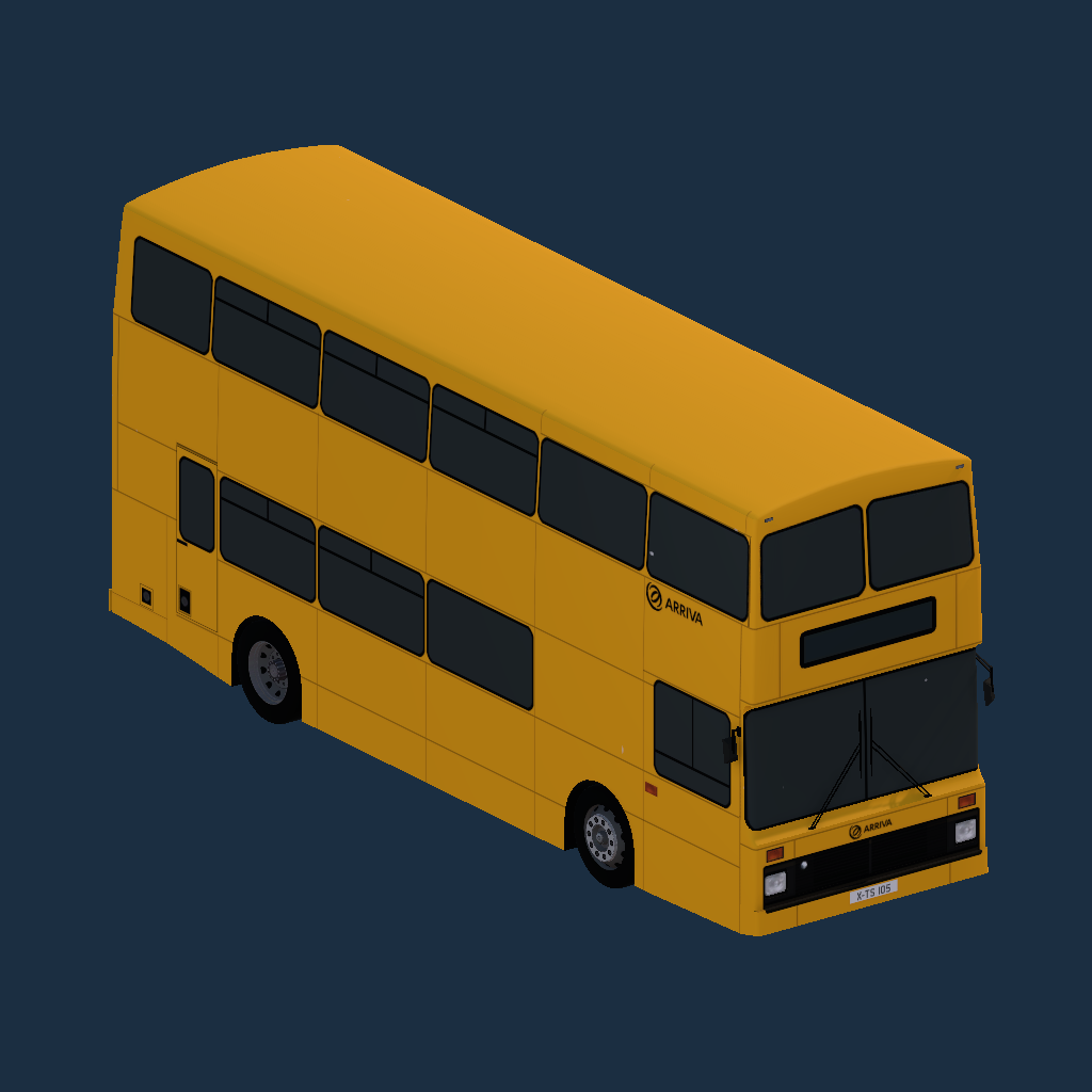 Volvo Olympian NC Palatine 10.3m - Arriva 'Schoolbus' Orange