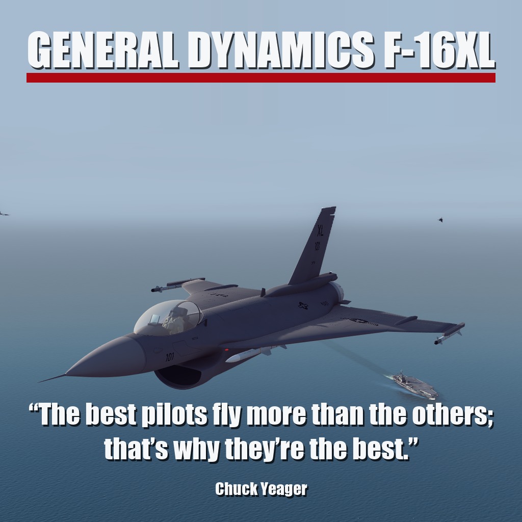 General Dynamics F-16XL preview