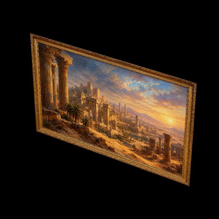 Painting, Iram of the Pillars
