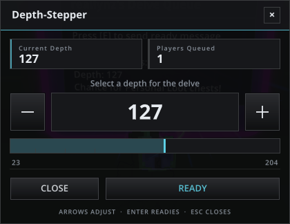 Zakros UI - Delve Selector preview