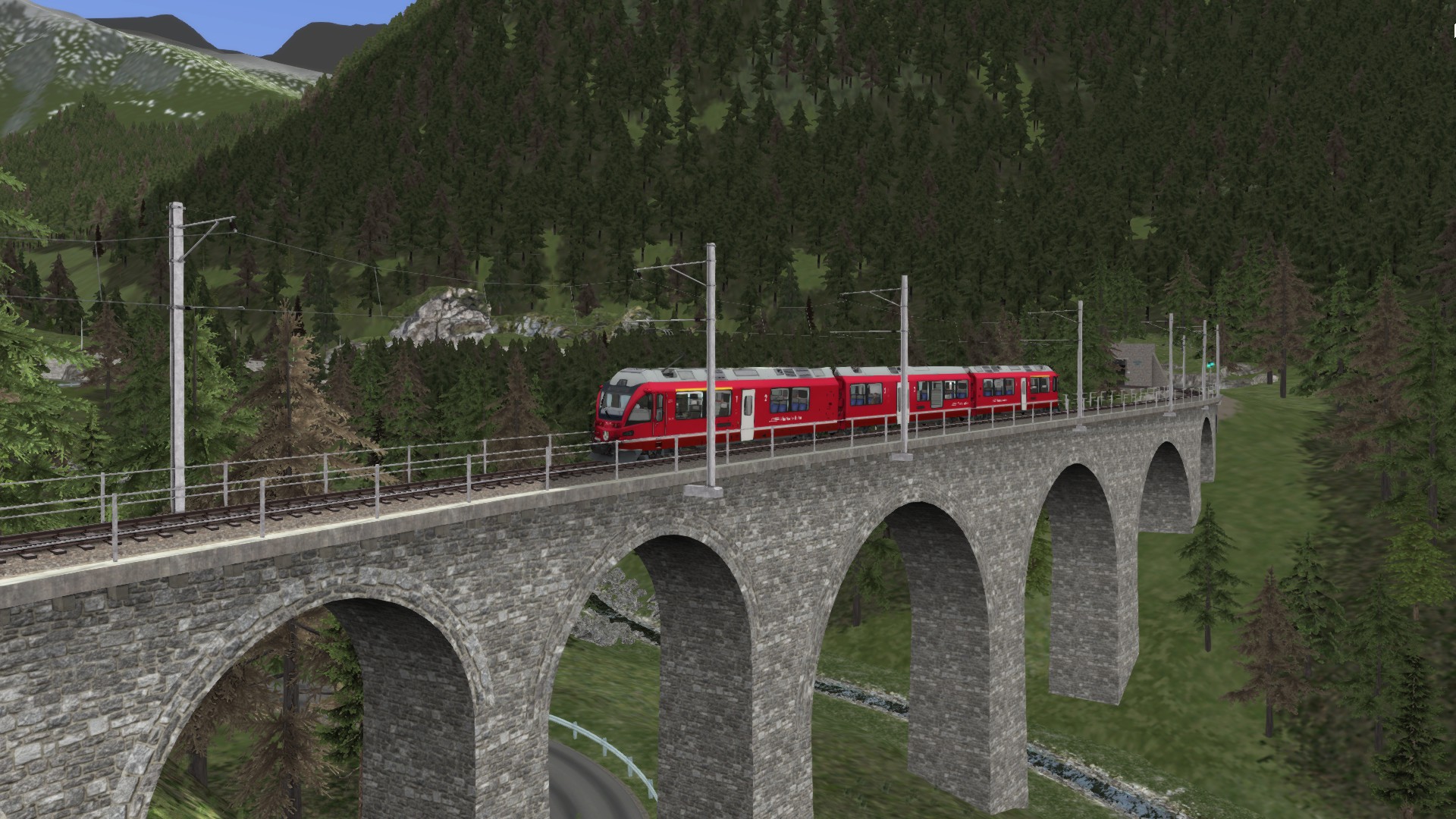203a. Bernina / Albula Express Full Line A - Printemps (Thusis - Poschiavo) preview